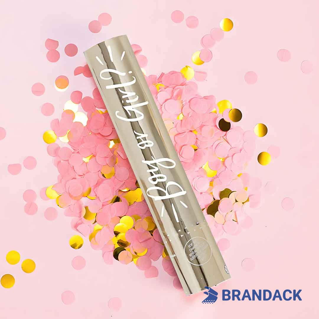 gender reveal confetti poppers