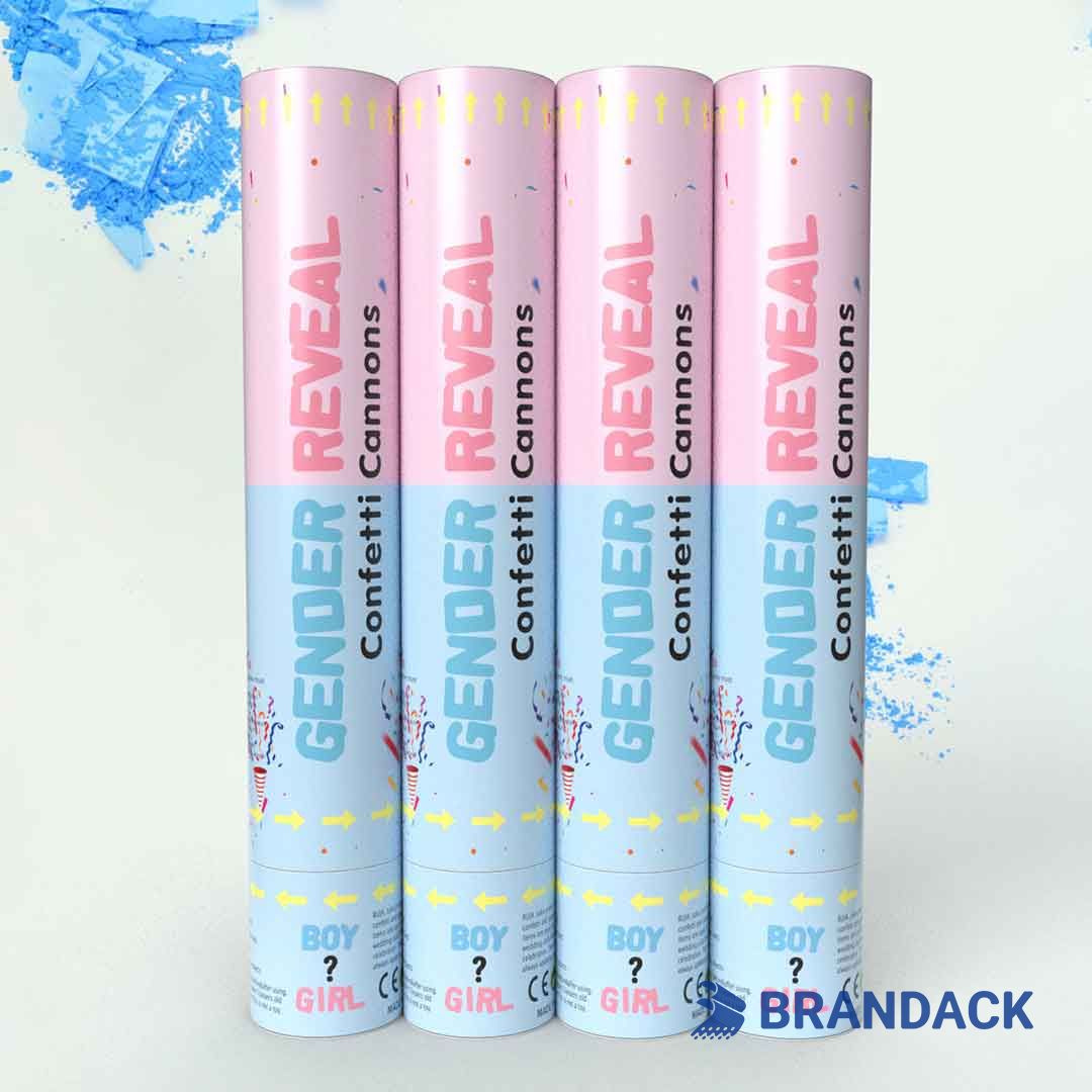 gender reveal confetti poppers