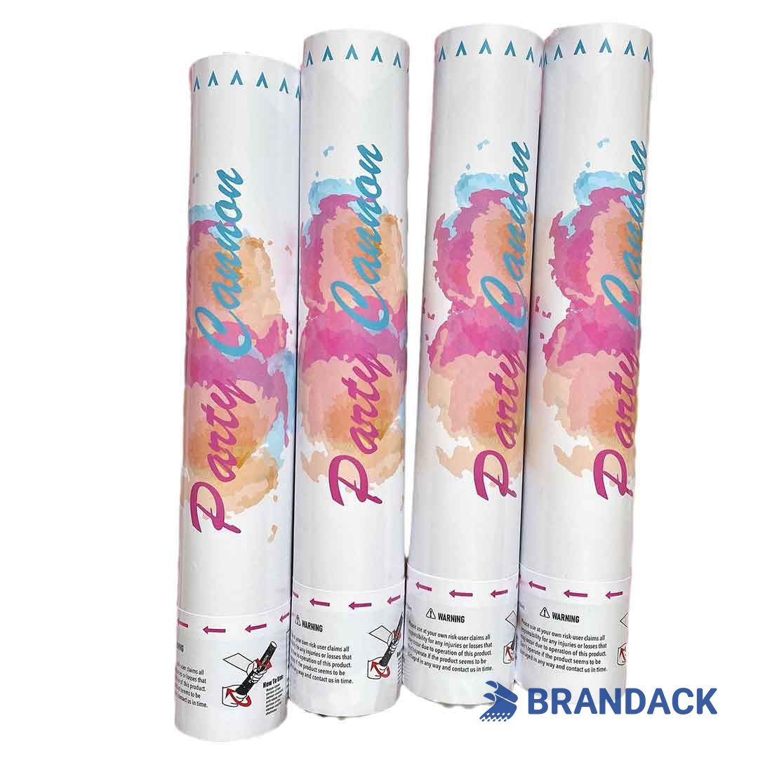 gender reveal party poppers