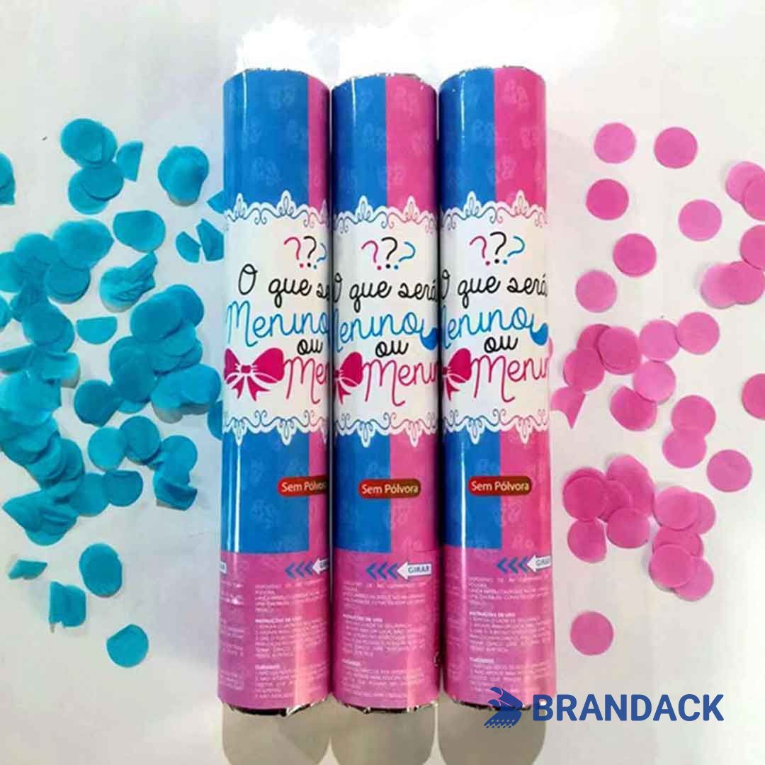 gender reveal confetti poppers