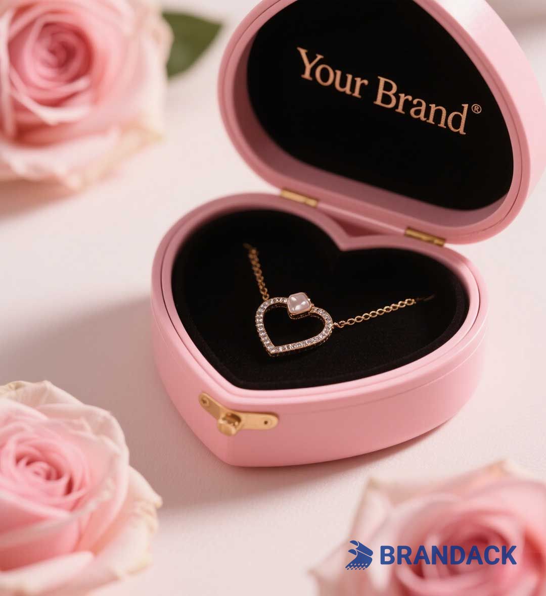 Customizable Heart Shape Jewelry Box Designs and Custom-Made Solutions