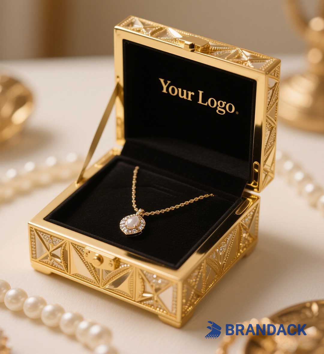 Custom Floral Jewellery Box with Design Service by Packaging Designer