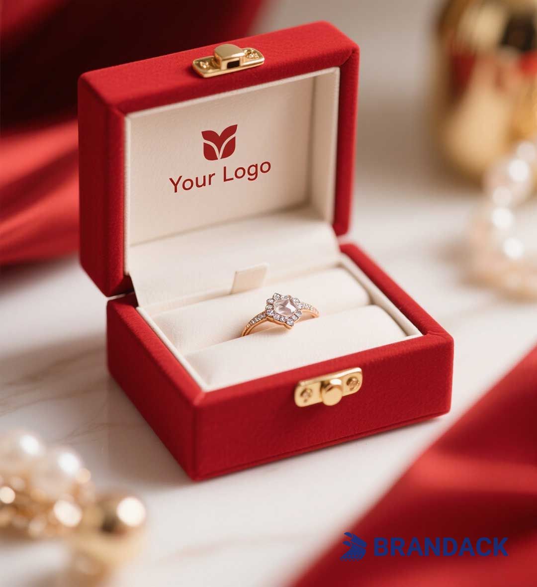 Custom Floral Jewellery Box with Design Service by Packaging Designer