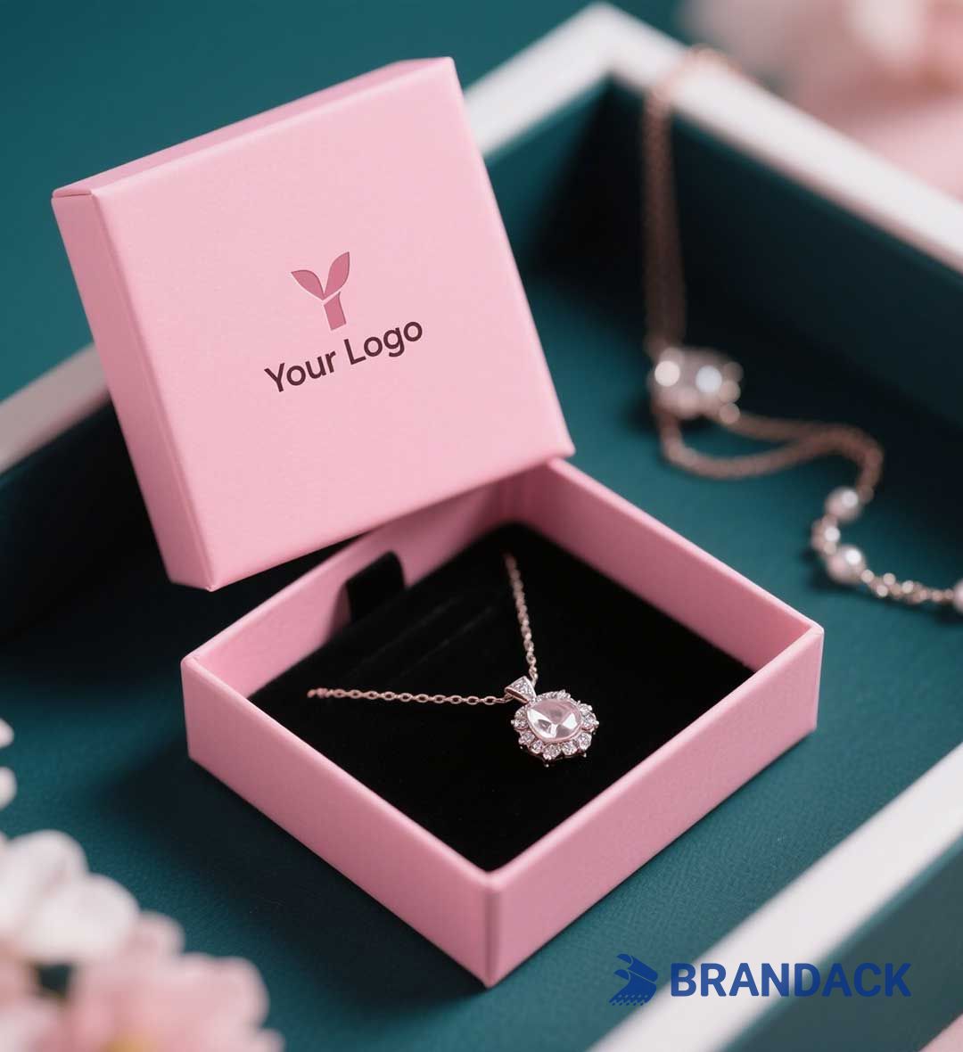 Custom Floral Jewellery Box with Design Service by Packaging Designer