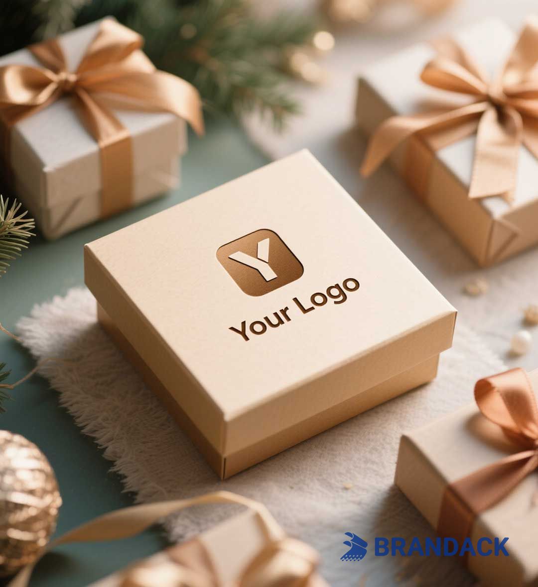 Branded Corporate Gift Boxes Heart Shape with Customized Logo