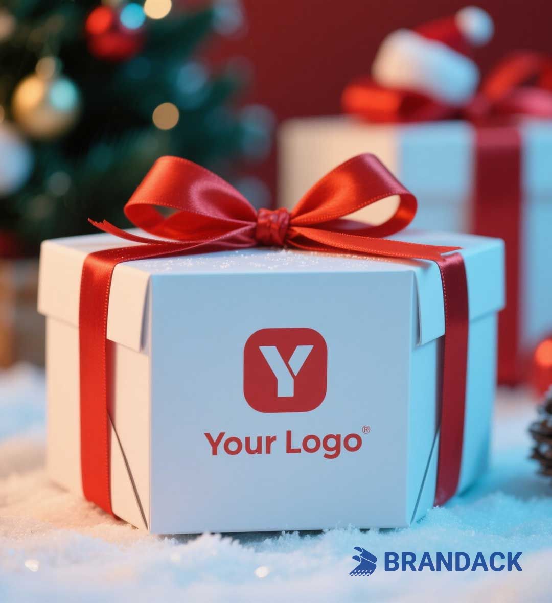 Branded Corporate Gift Boxes Heart Shape with Customized Logo