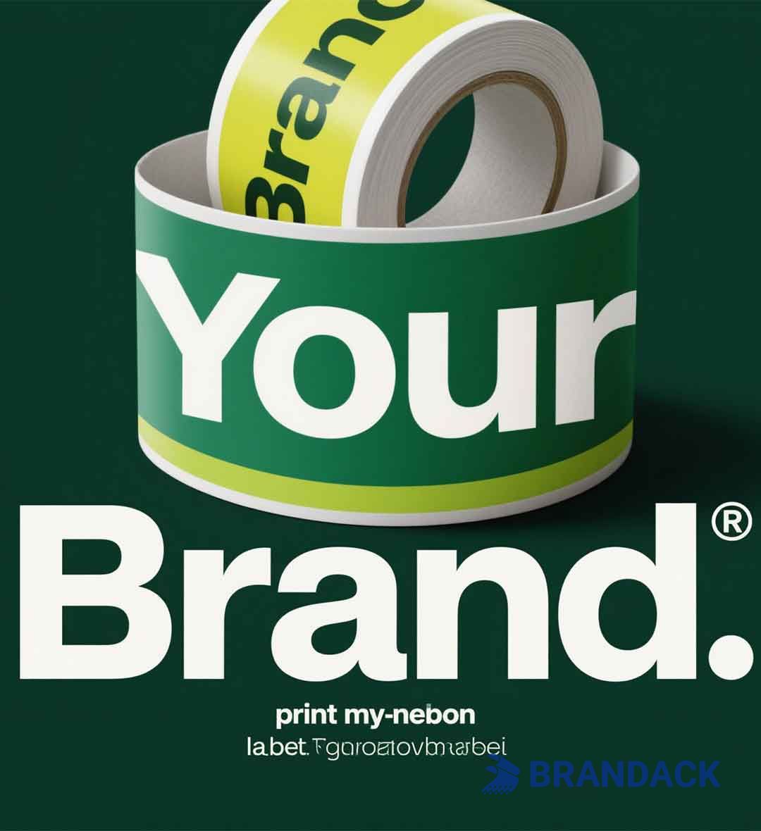 Branded Blue Label Packaging Company | Print My Own Labels with Logo