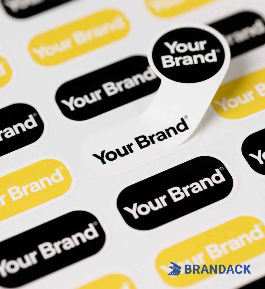 Custom Printable Label with Stickers and Labels Printing Service