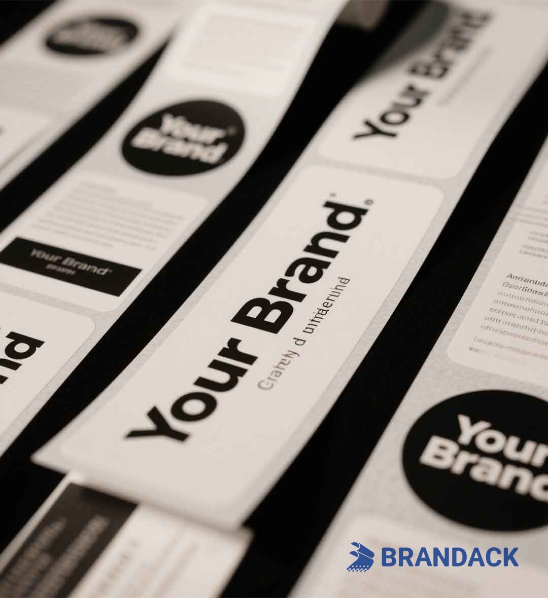 Custom Printable Label with Stickers and Labels Printing Service