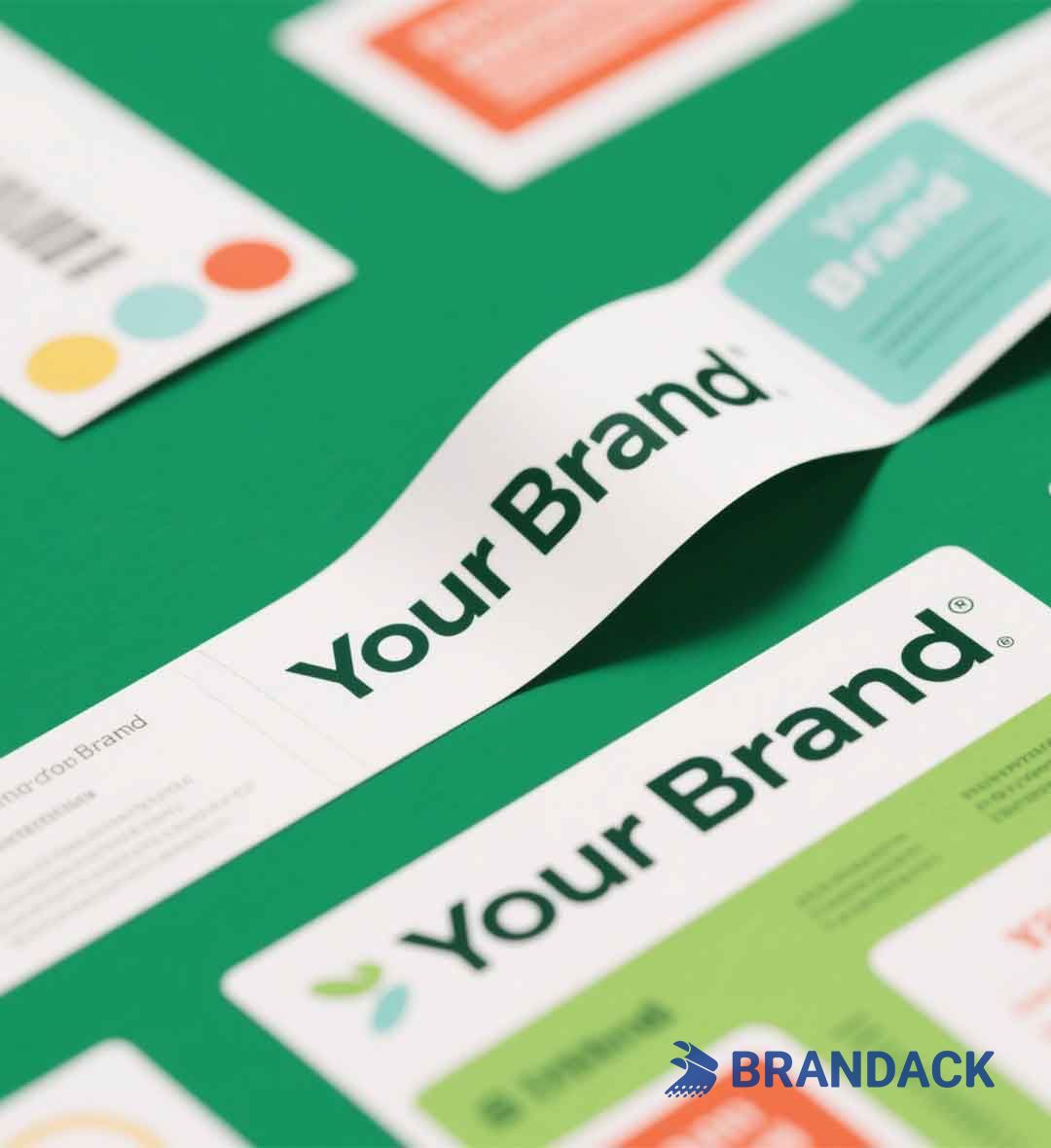 Custom Printable Label with Stickers and Labels Printing Service