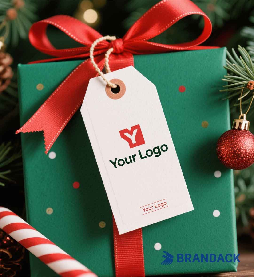 Bulk Custom Printing Santa Claus Gift Tags for Christmas