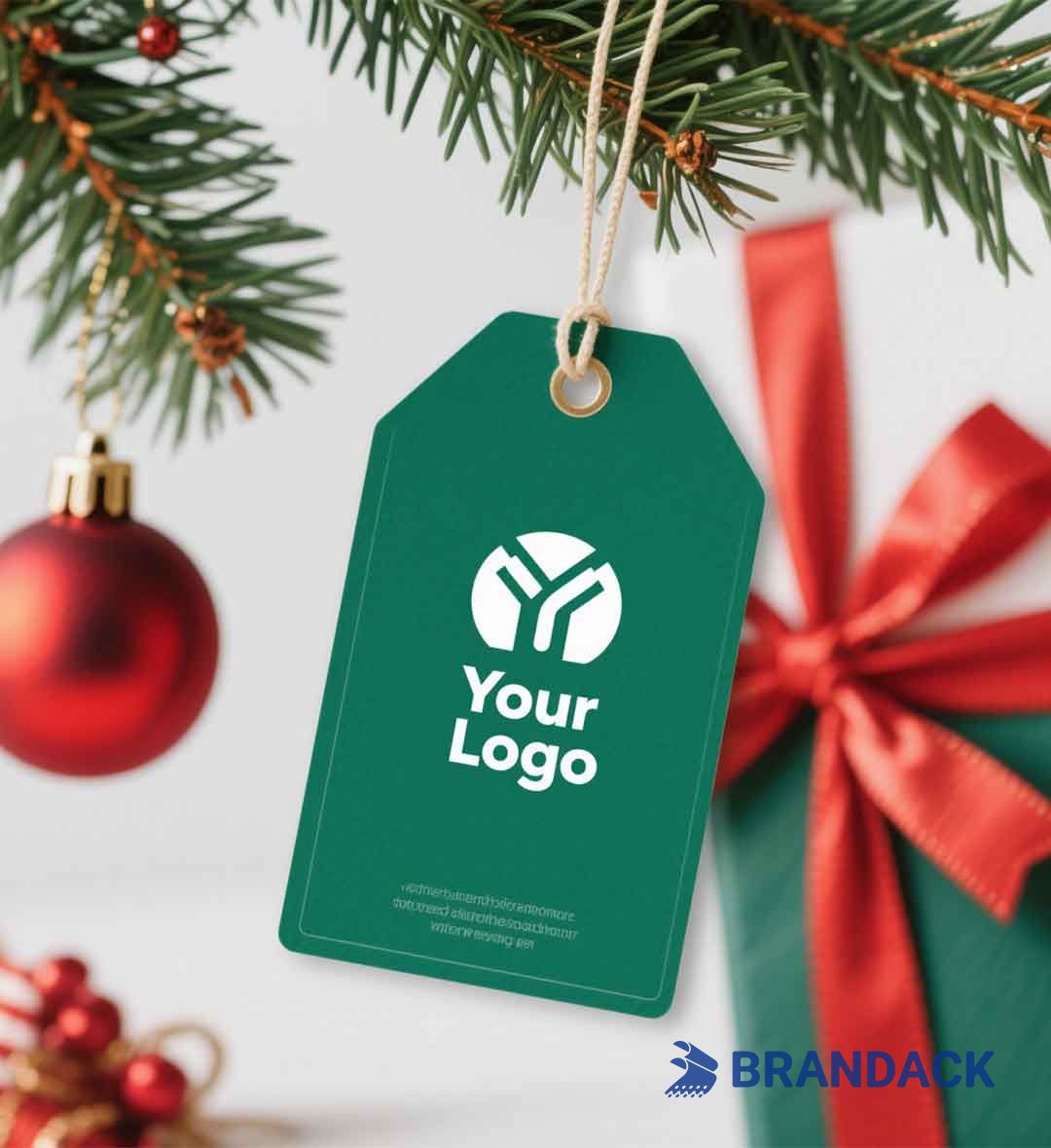 Bulk Custom Printing Santa Claus Gift Tags for Christmas