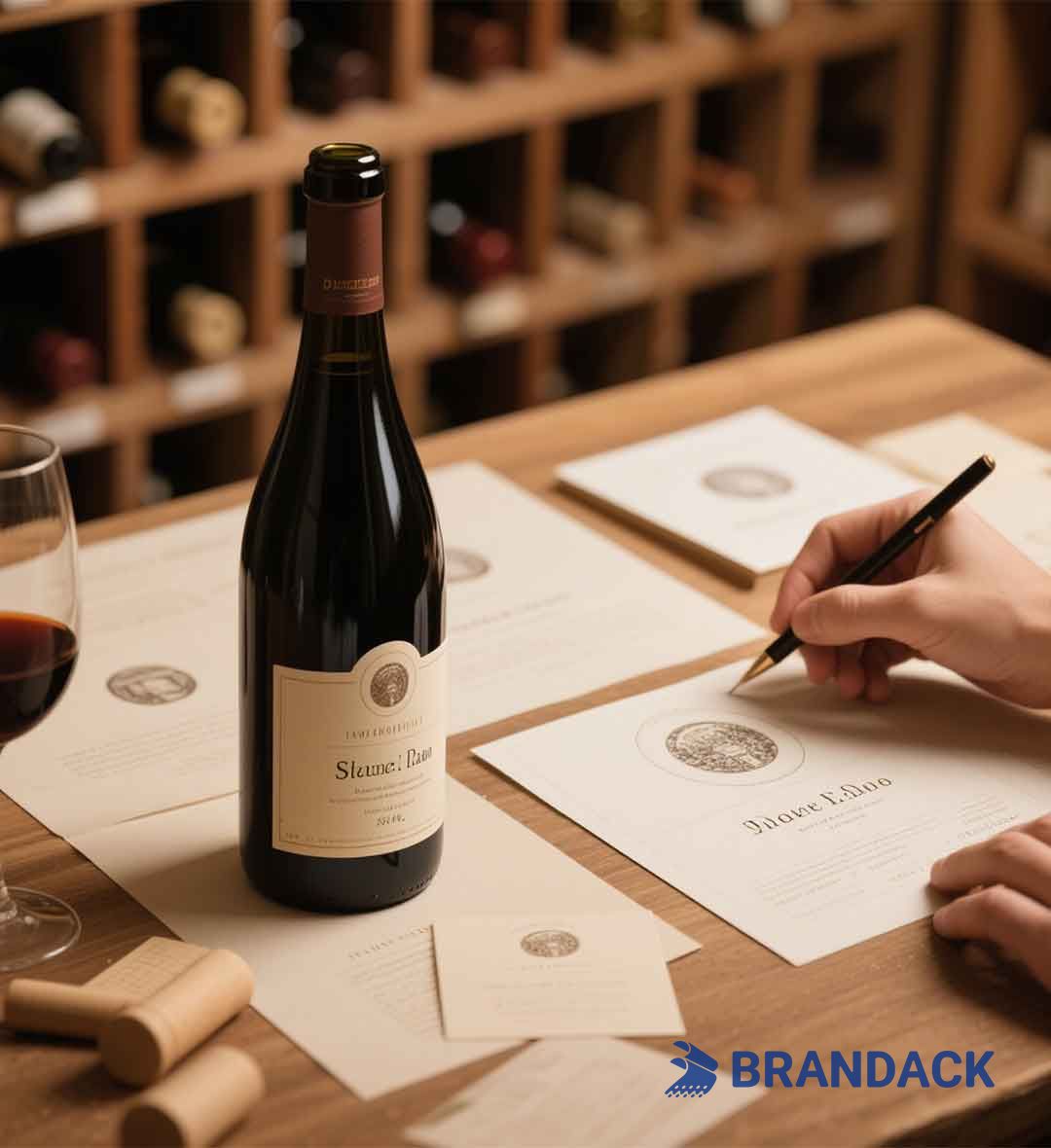 Winery Labels Making Company | Creating Wine Bottle Label with Design