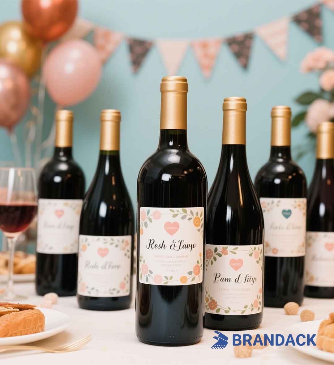 Personalized Custom Wine Labels for Small Wine Bottles to Stand Out