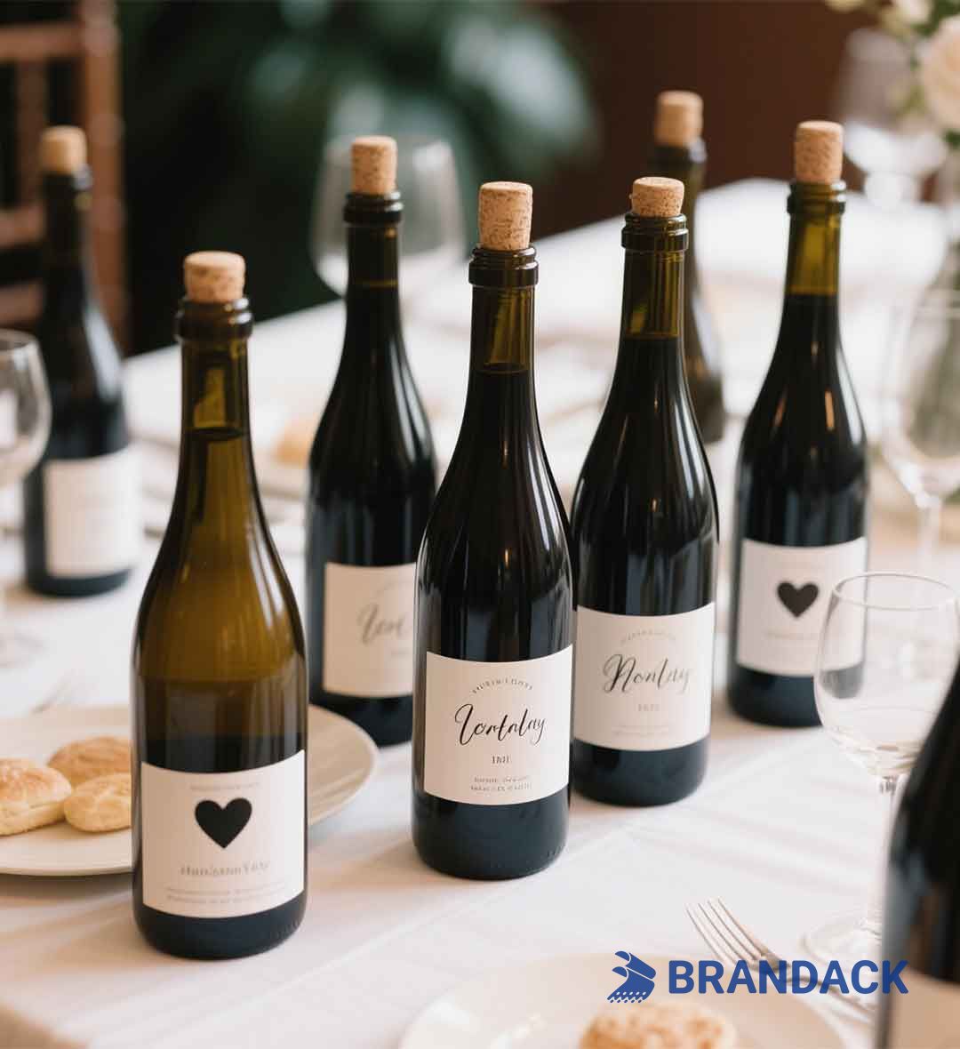 Personalized Custom Wine Labels for Small Wine Bottles to Stand Out