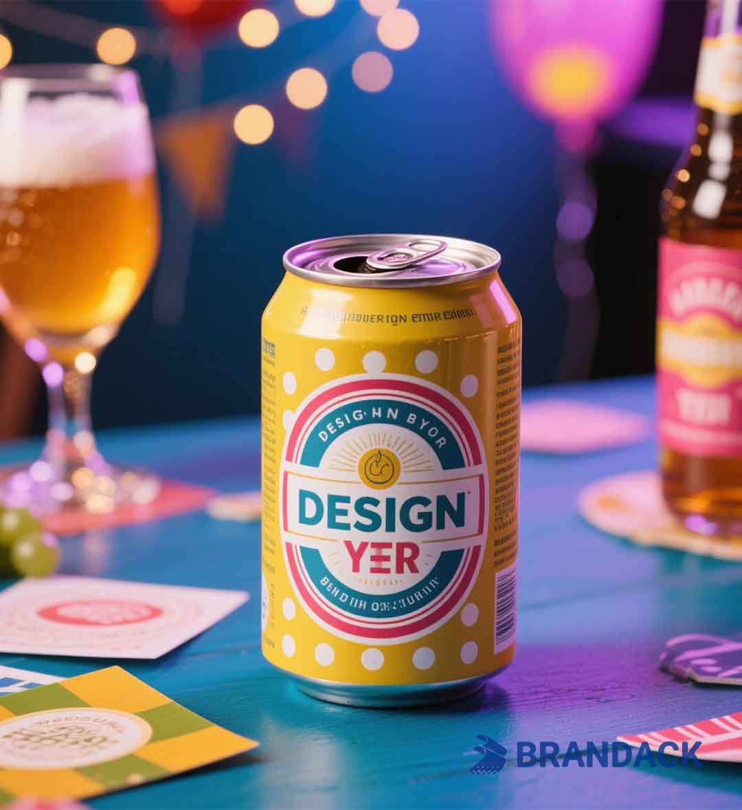 Custom Personalised Beer Can Labels | Design