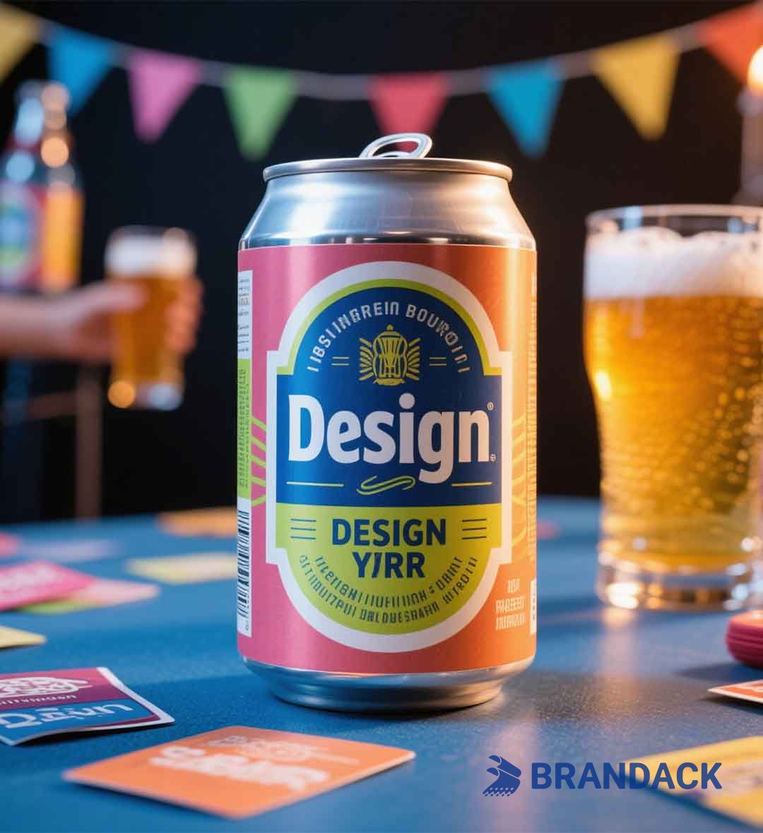 Custom Personalised Beer Can Labels | Design