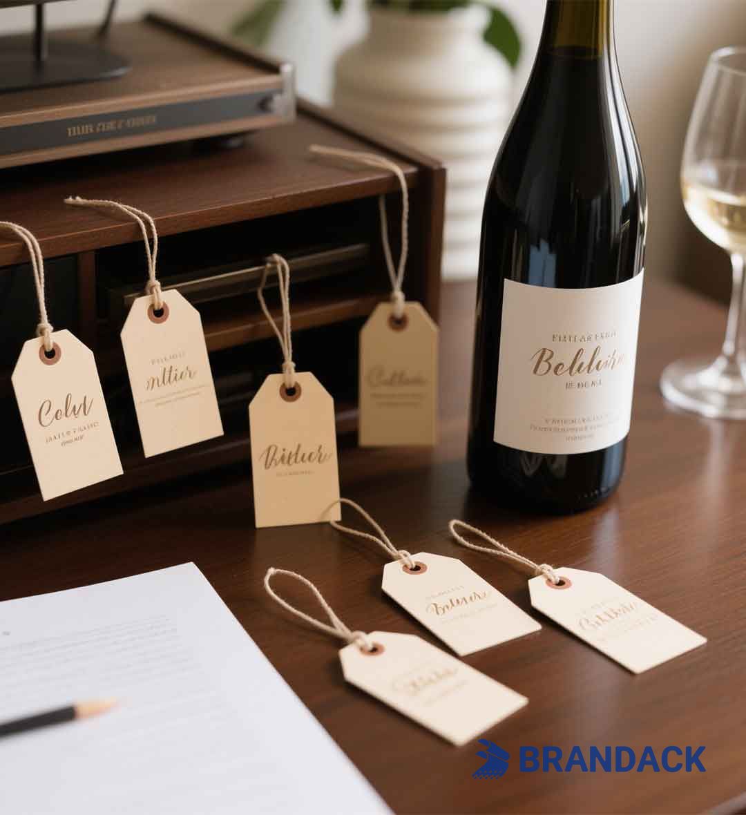 Personalized Wine Hang Tags for Bottles | Wine Label Printing Company