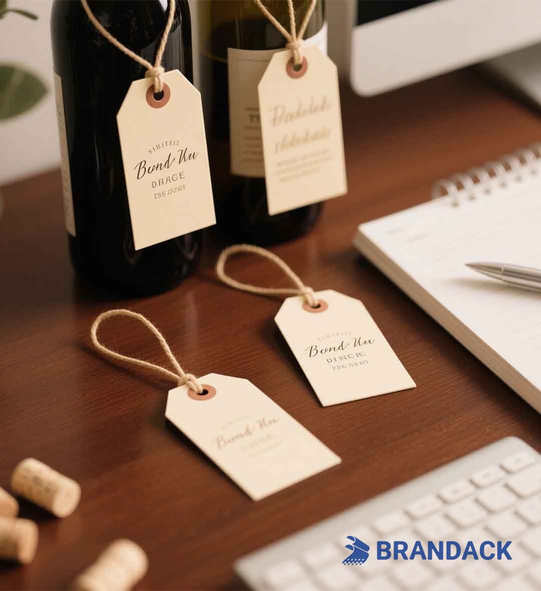Personalized Wine Hang Tags for Bottles | Wine Label Printing Company