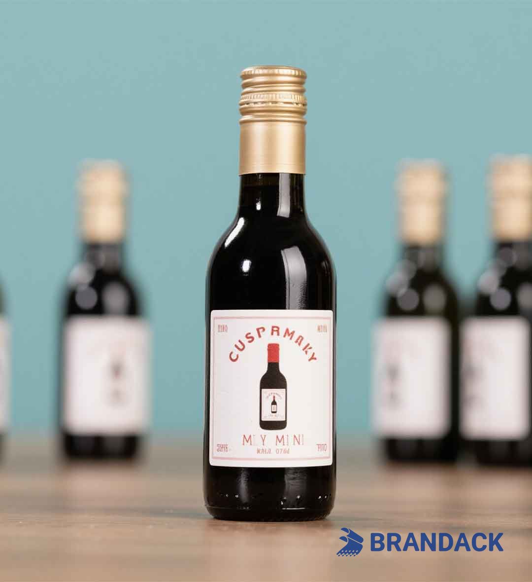 Custom Personalized Mini Wine Bottle Labels to Stand Out and Boost Sales