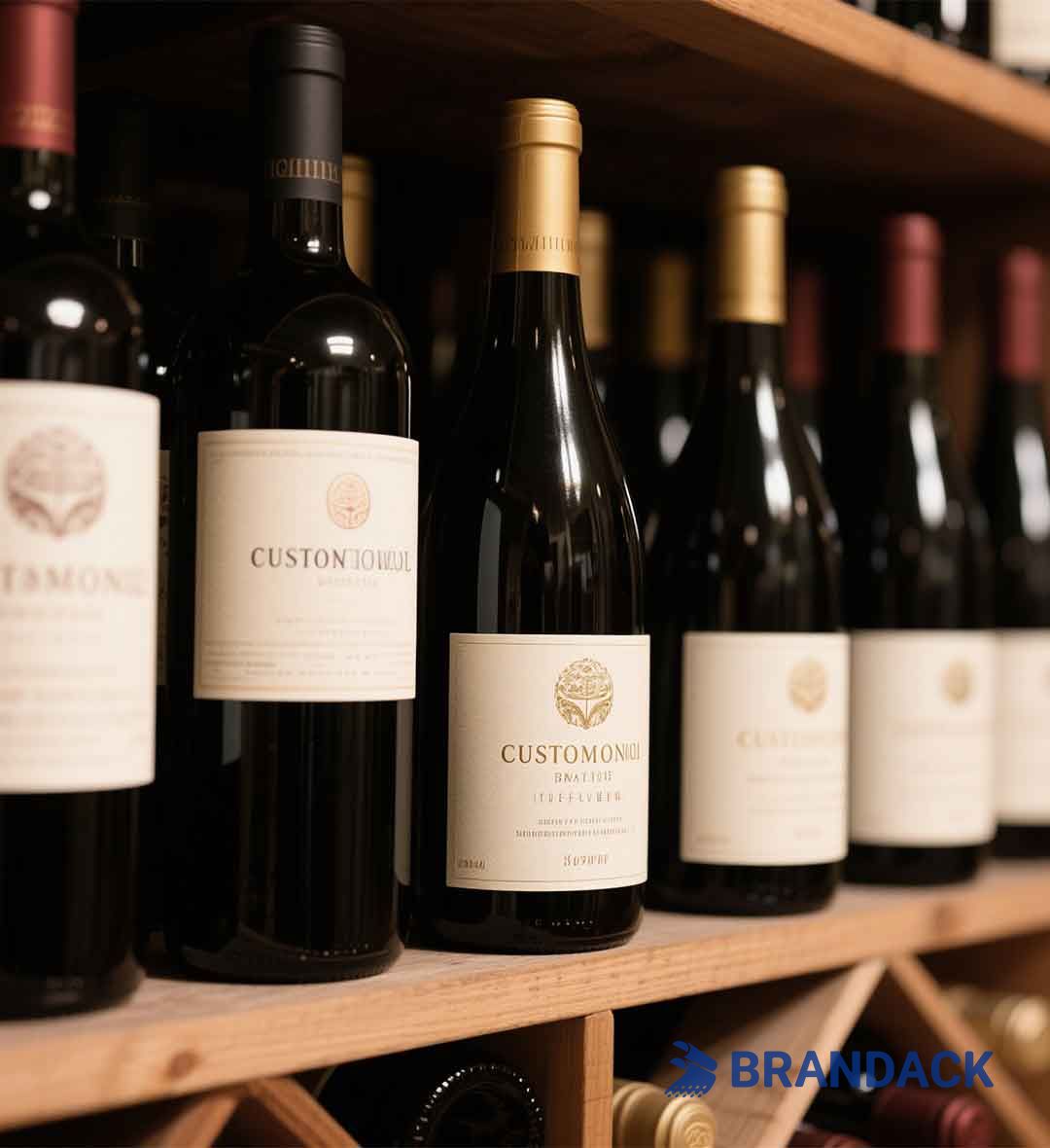 Custom Wine Tags Personalised | Private Wine Bottle Labels to Print