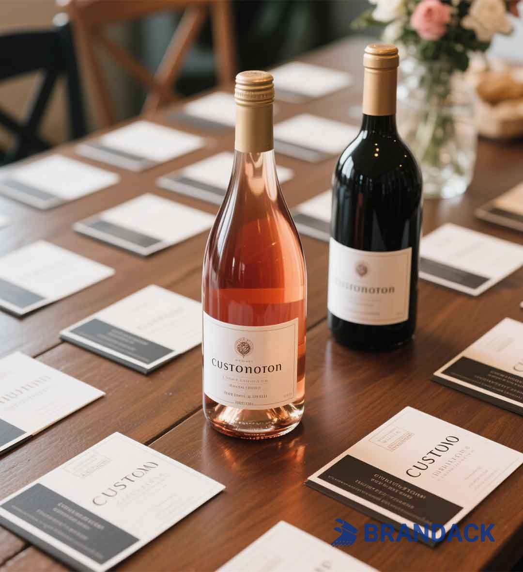 Custom Wine Tags Personalised | Private Wine Bottle Labels to Print