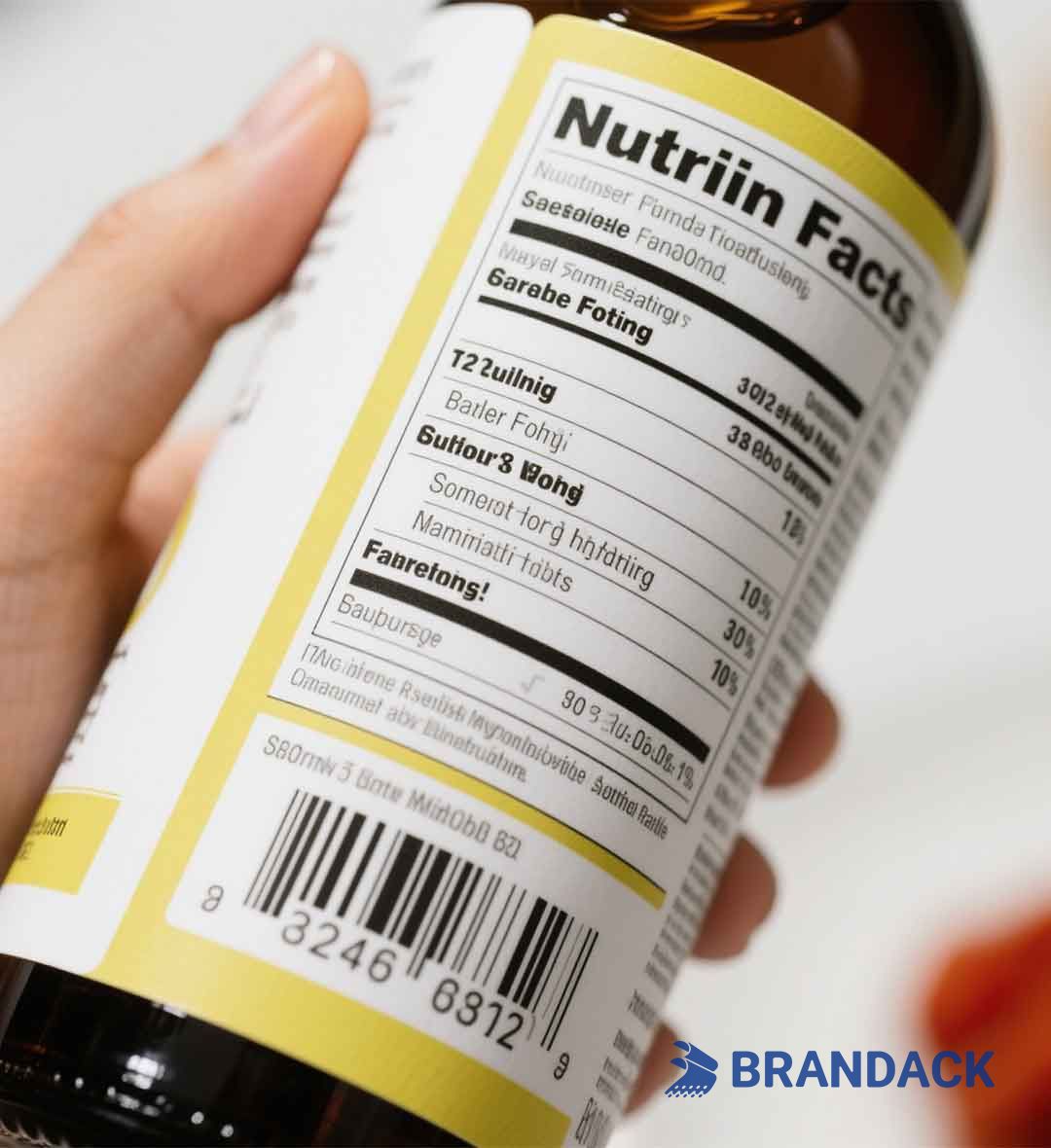Custom Nutrition Label | Design