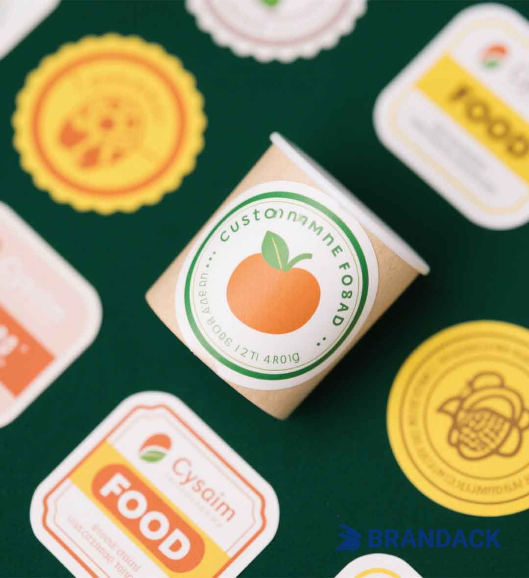 Custom Food Label Stickers | Labels Printing Company with Design Service