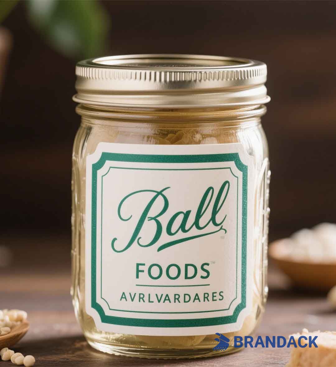Custom Personalized Mason Jar Label Stickers with Design Service