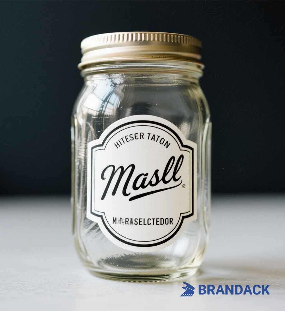 Custom Personalized Mason Jar Label Stickers with Design Service