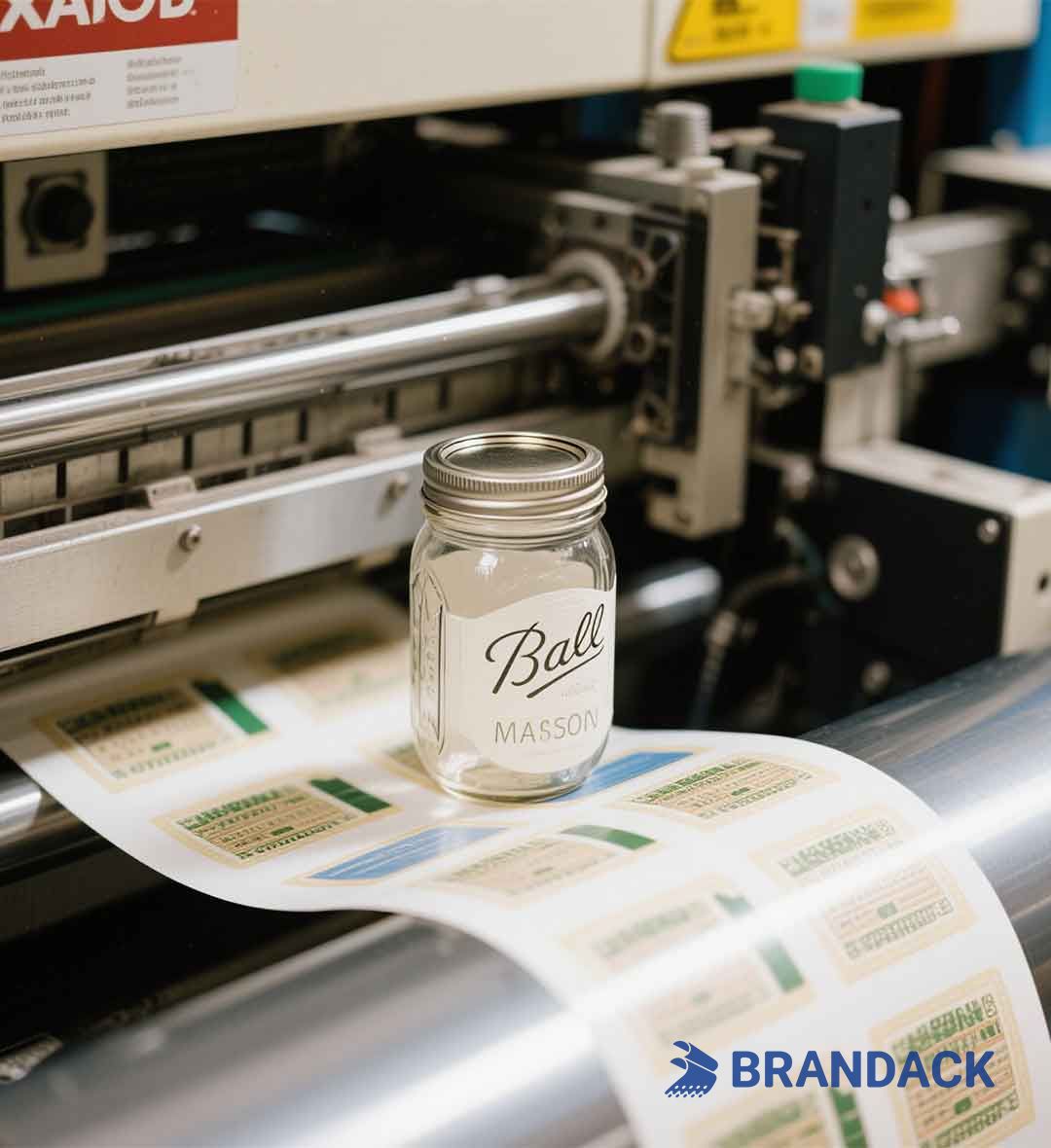Custom Personalized Mason Jar Label Stickers with Design Service