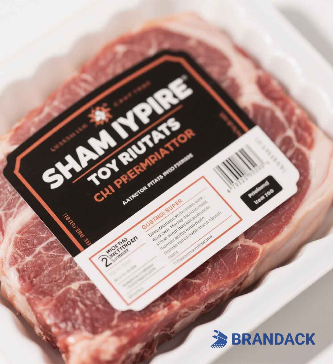 Meat Packaging Label Stickers | Design Your Own Meat Package Labels