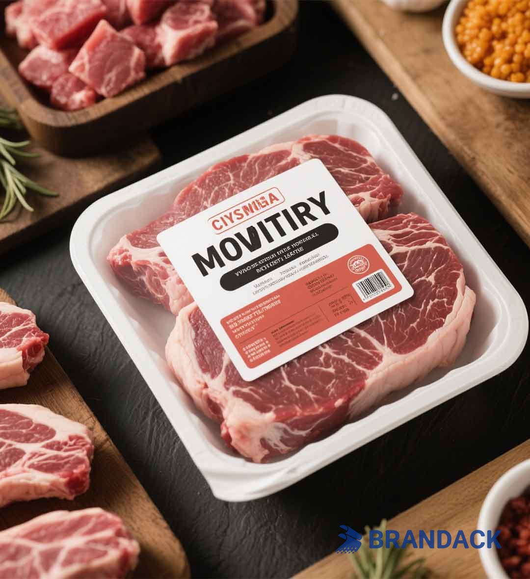 Meat Packaging Label Stickers | Design Your Own Meat Package Labels