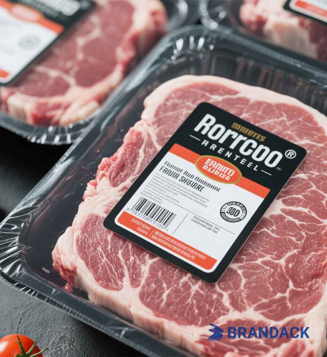 Meat Packaging Label Stickers | Design Your Own Meat Package Labels
