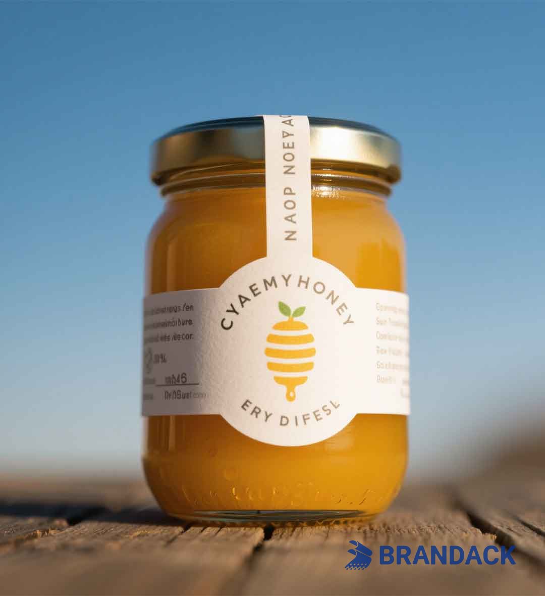 Custom Honey Jar Bottle Label Stickers to Boost Your Brand