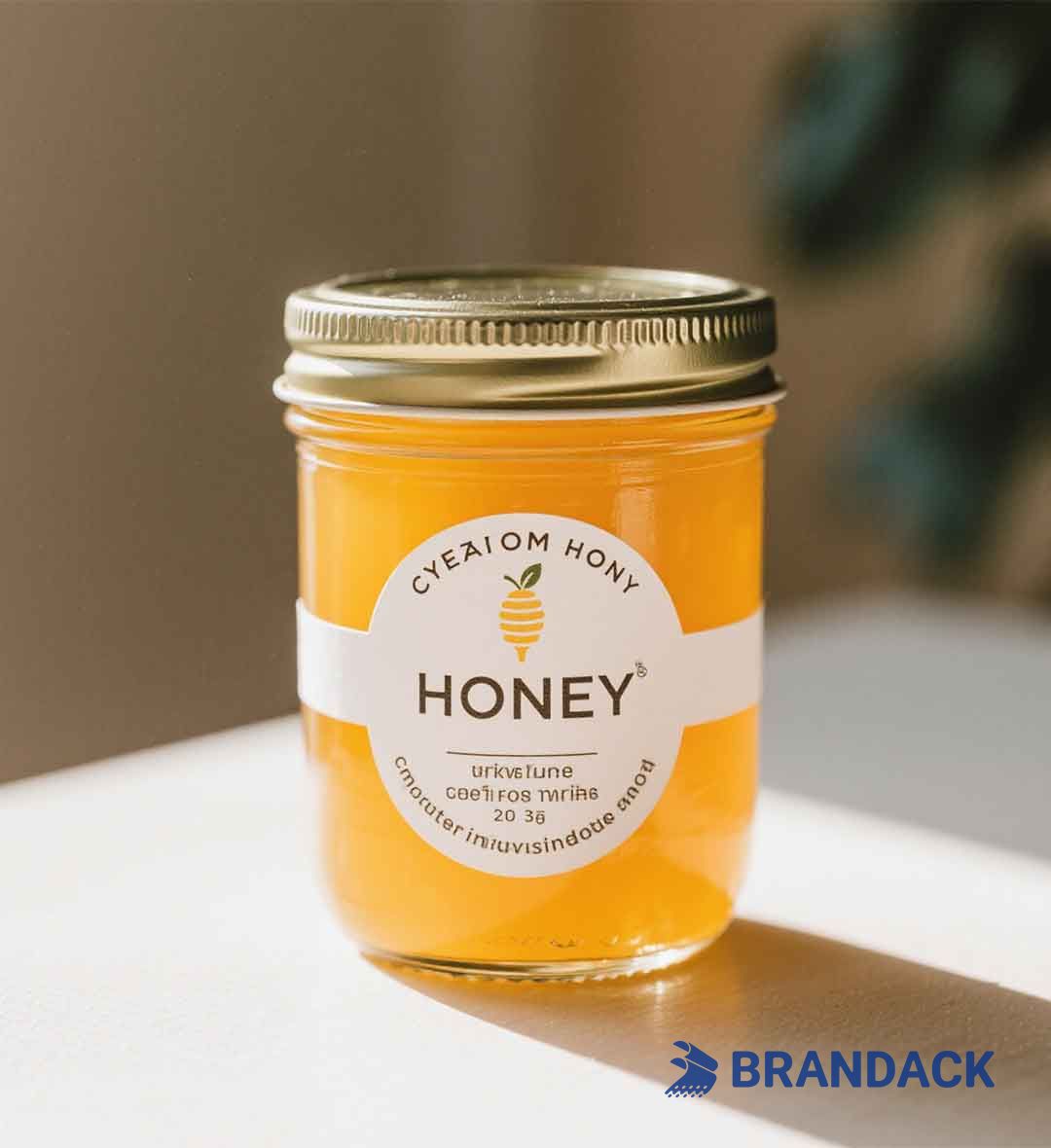 Custom Honey Jar Bottle Label Stickers to Boost Your Brand