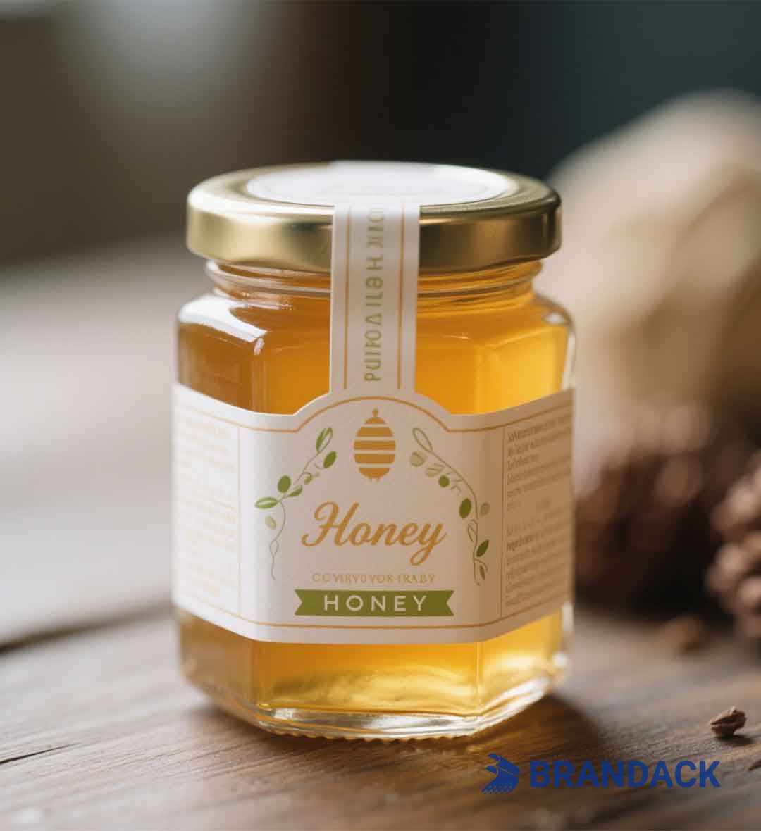 Custom Honey Jar Bottle Label Stickers to Boost Your Brand