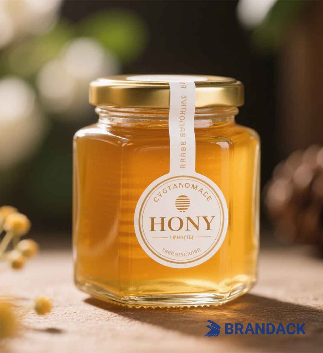 Custom Honey Jar Bottle Label Stickers to Boost Your Brand