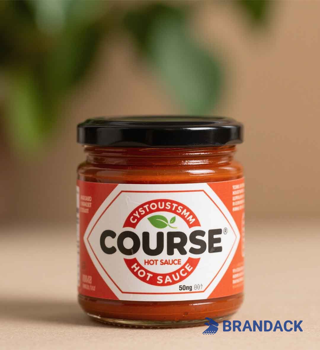 Custom Personalized Hot Sauce Bottle Labels with Printing Service