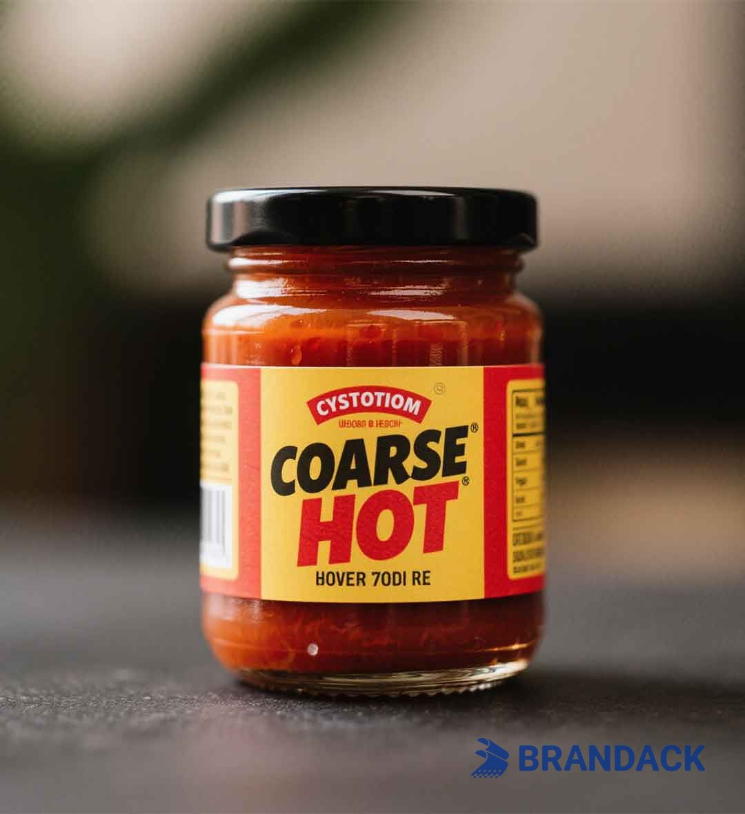 Custom Personalized Hot Sauce Bottle Labels with Printing Service