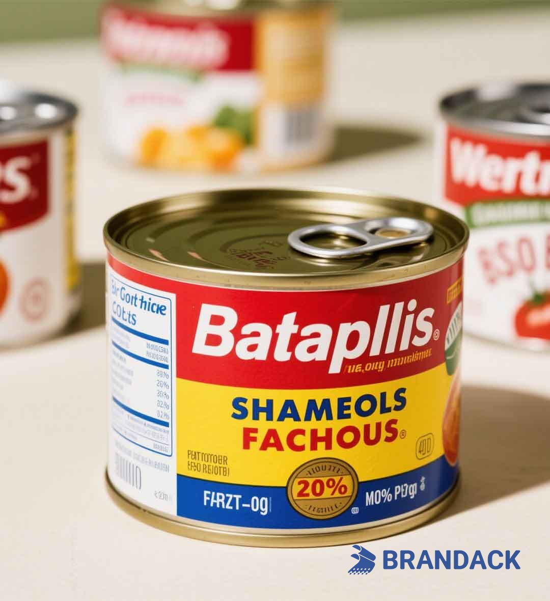 Canned Food Product Labels | Custom Labelling and Packaging Factory
