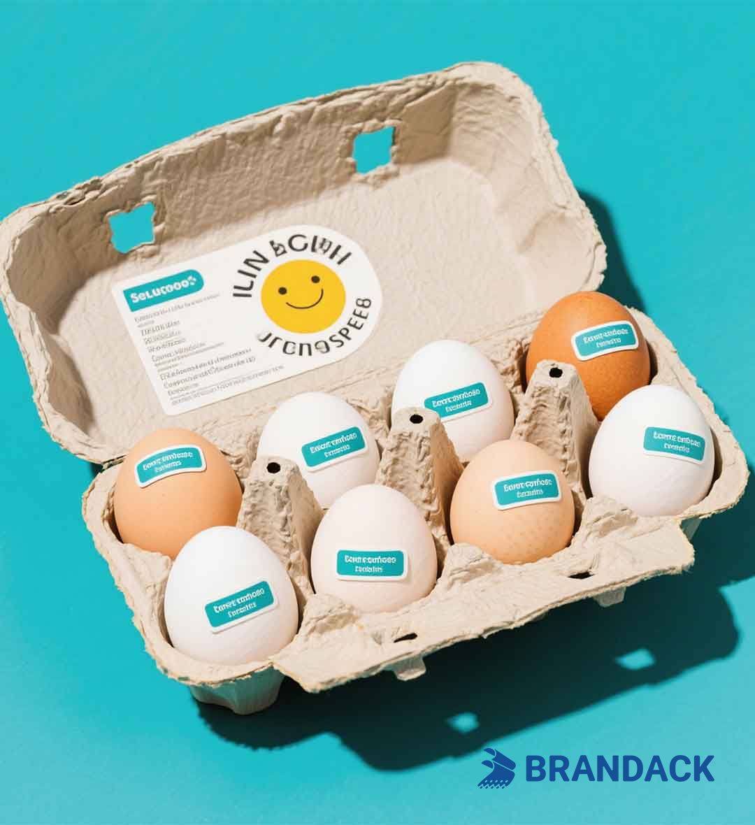 Custom Personalized Egg Carton Box Labels to Stand Out and Boost Sales