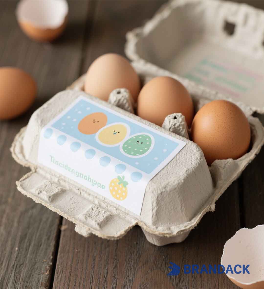 Custom Personalized Egg Carton Box Labels to Stand Out and Boost Sales