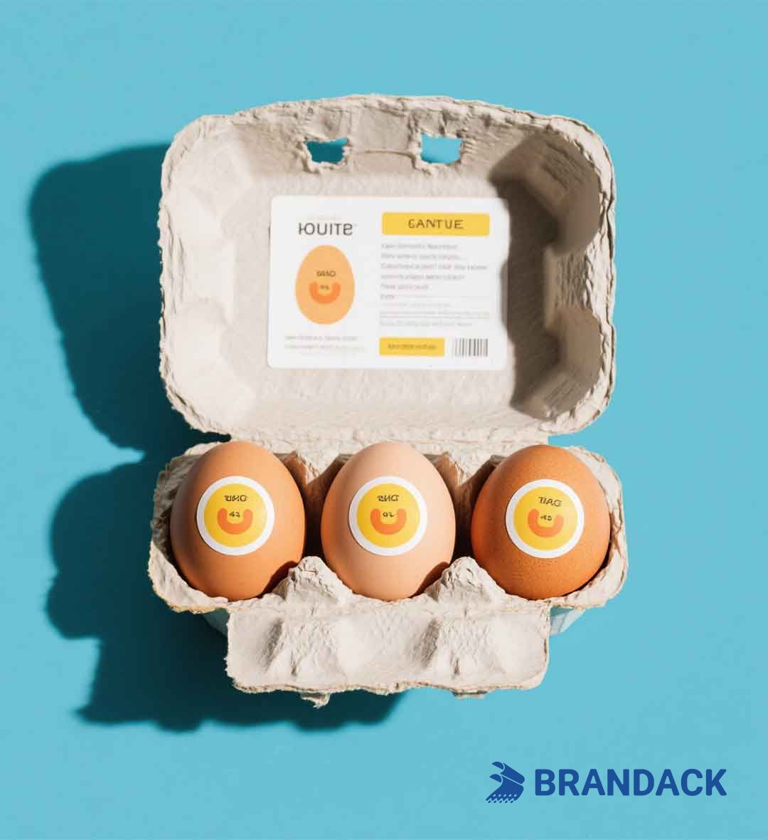 Custom Personalized Egg Carton Box Labels to Stand Out and Boost Sales