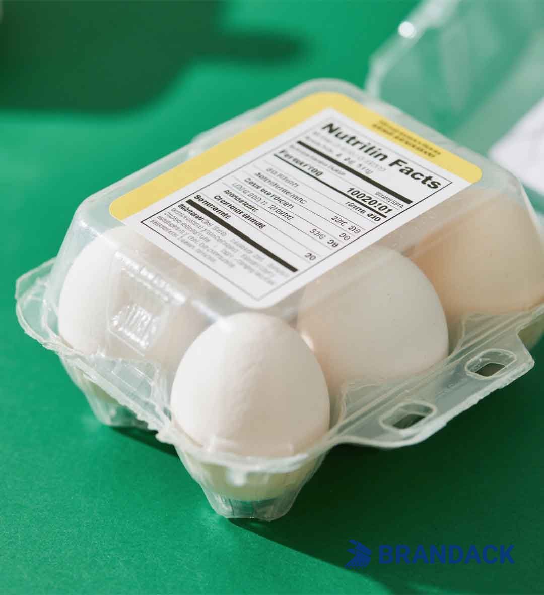 Egg White Nutrition Facts Label Printing | Create Your Own Egg Labels