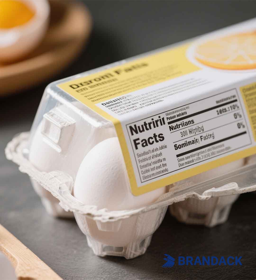 Egg White Nutrition Facts Label Printing | Create Your Own Egg Labels