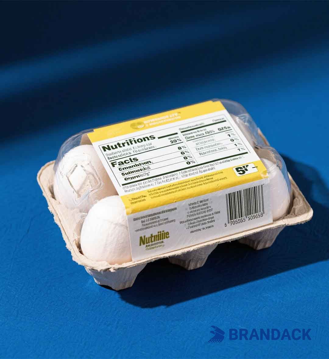 Egg White Nutrition Facts Label Printing | Create Your Own Egg Labels