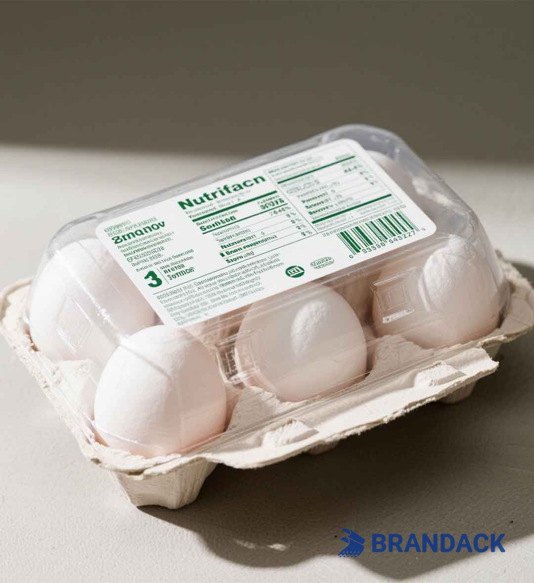 Egg White Nutrition Facts Label Printing | Create Your Own Egg Labels