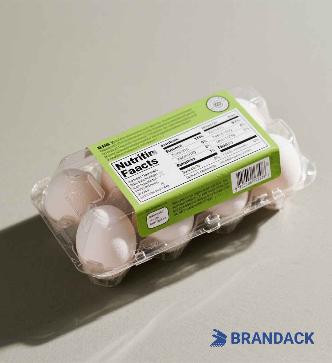 Egg White Nutrition Facts Label Printing | Create Your Own Egg Labels