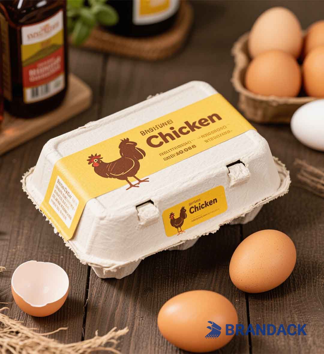 Chicken Egg Carton Box Labels | Design Your Own Egg Labels